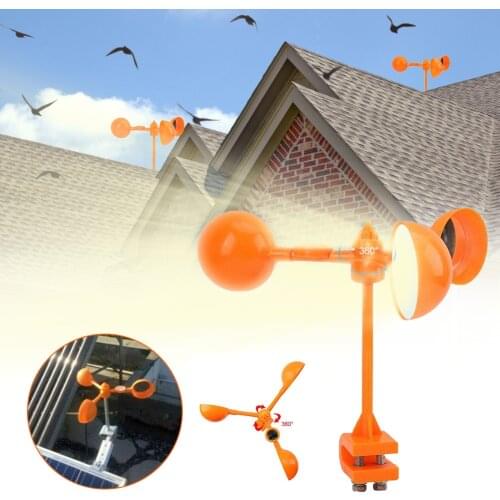 Wind Power 360 Degree Rotating Reflector Bird Repeller Bird Scarer Drive Away Bird Device Animal Crow Tools Garden Supplies