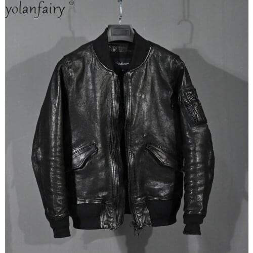 Мужские куртки пилоты YOLANFAIRY China At AliExpress