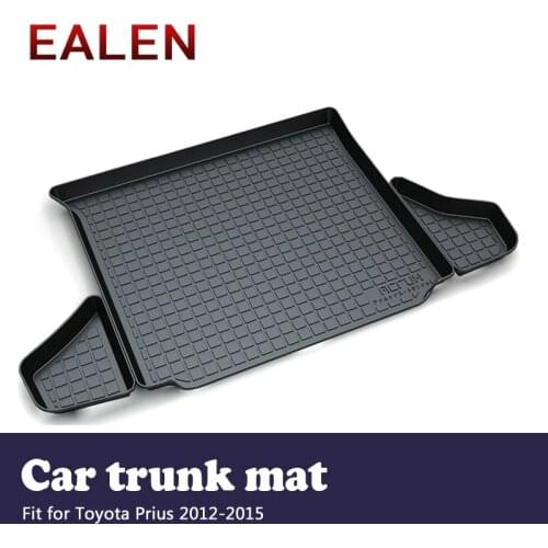 EALEN For Toyota Prius 2012 2013 2014 2015 Styling Boot Liner Waterproof Anti-slip mat Accessories 1Set Car Cargo rear trunk mat