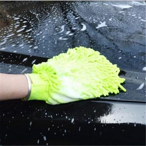 1pcs Car wash gloves Microfiber Car cleaning brush cleaning tool Household cleaning window washing tool Car care tool Car drying