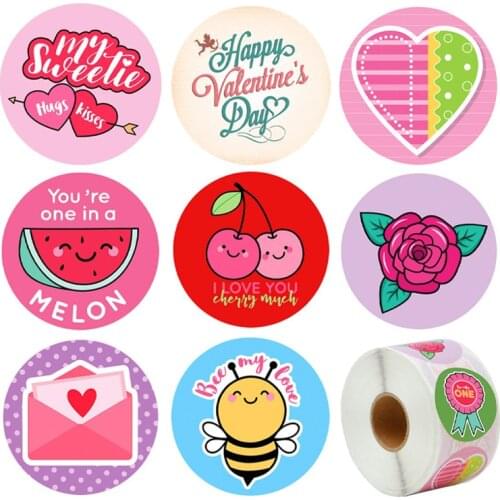 100-500Pcs/roll Stickers For Students Teachers Classroom Use Stickers Scrapbooking Reward Stickers