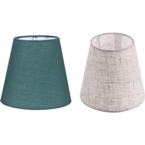2pcs Cloth Lamp Shades Chandelier Wall Lamp Dustproof Covers Lamp Accessories