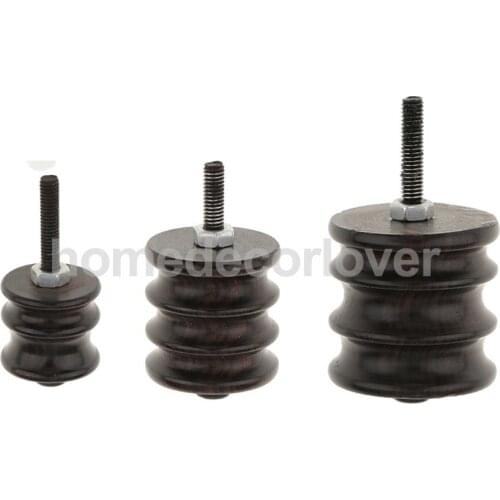 3pcs Time-saving Electric Grinding Head Kit Leather Craft Polished Burnisher Slicker Tool