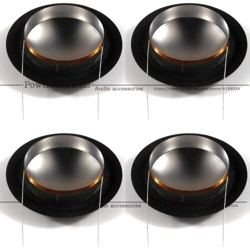 4PCS 25.4mm 25.4Core Treble Voice Coil Imported Titanium Film + Silk Membrane Special Accessories 8OHM(lead wire same way) 4PCS