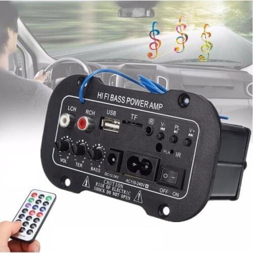 Car Digital Amplifier Audio Digital Amp Bluetooth Subwoofer Hifi Bass Power Amplifier Board Audio