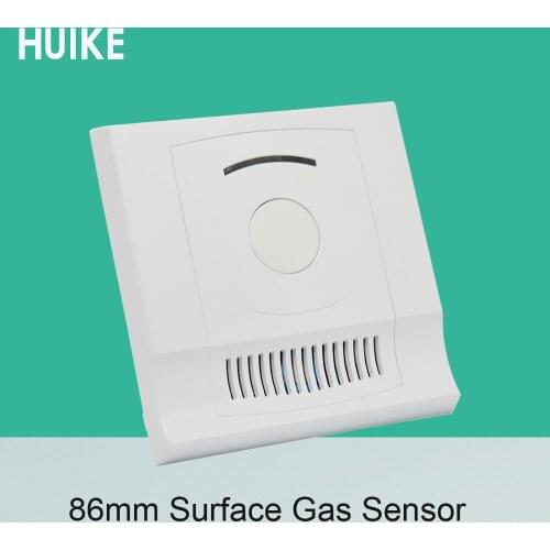 1 Set Surface 86mm Combustible Gas Sensor Smart Home Security NC NO relay Output options Fire Control Natural Gas Detector