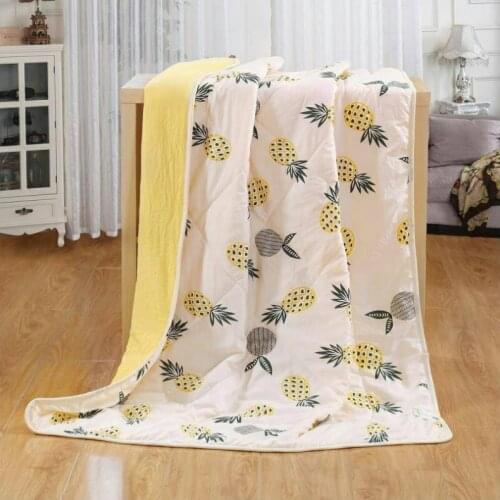 Child Summer thin DUVET COVER soft cartoon warm LUXURY summer QUILT DOUBLE SUPER baby Blanket Queen King Size healthy Bed quilt