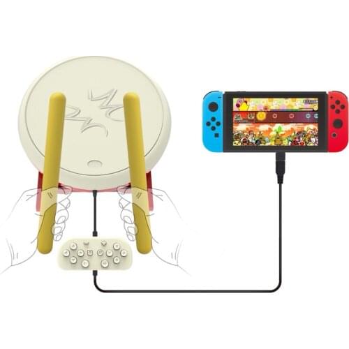 DOBE Brand new Taiko drum for Nintend switch NS Switch Gaming Drums