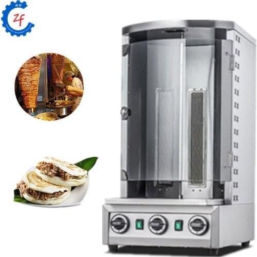 Electric or gas kebab skewer shawarma doner making machine