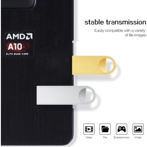 Sliver metal pen drive USB Flash Drive 512GB 256GB 128GB 64GB 32GB 16GB memory stick flash card u disk