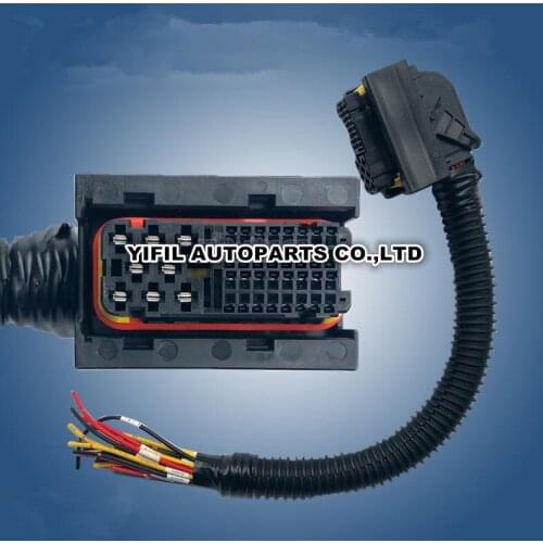 1set 40 Pin/Way 81 Pin/Way TE/AMP/TYCO PCB/ECU ignition Connector Plug With Cable Wiring Harness 1473252-1 1473244-1 1473247-1