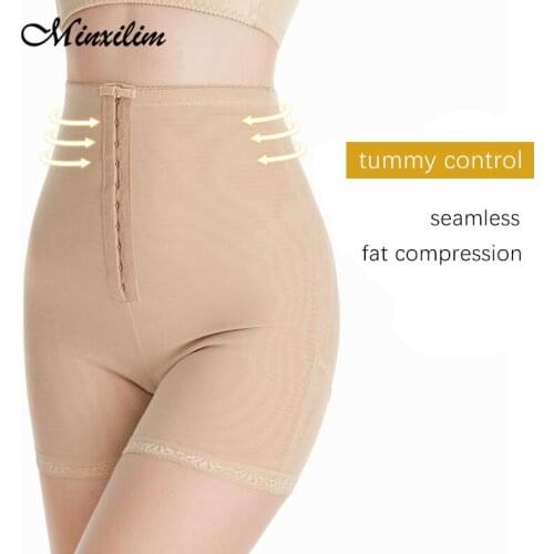 Women Waist Trainer Shapewear Tummy Control Body Shaper Shorts Hight Waist Butt Lifter Thigh Slimmer Slimming Buckle Panties