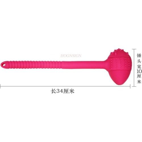 Massage hammer back massager Massage Hammer Back Care Tapping Pat Massager Hand-held Household Squatting Meridian Silicone Stick