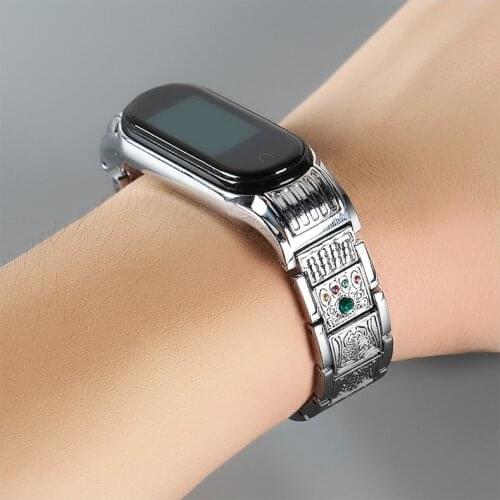 Metal bracelet for Mi band 6 5 4 Stainless Steel Replacement Strap For xiaomi Mi Band 5 band4 Strap Miband 5 Accessories