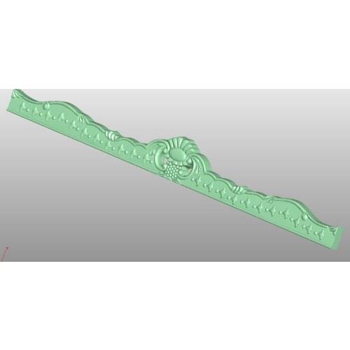 3D STL model for CNC Router mill relief design furniture bed sofa pattern 252