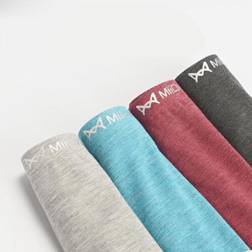 Mens boxer mid-waist antibacterial shorts