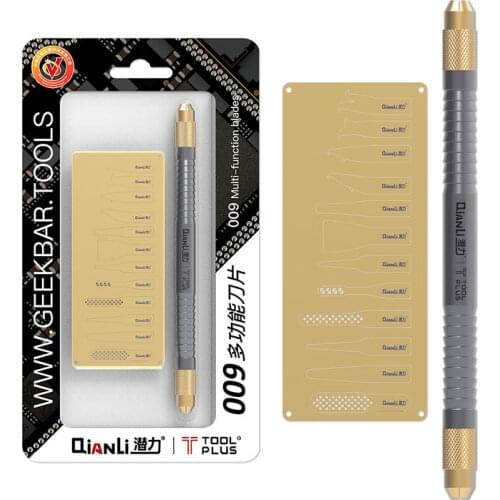 QianLi ToolPlus 009 Multi-Function Ceramic Knife blades set one handle and blade Mobile Phone chip Motherboard Repair