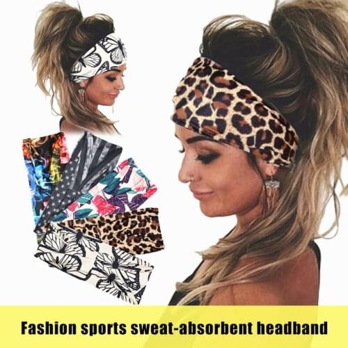 1PC New Colorful Dye Cycling Yoga Sport Sweat Headband Women Sweatband Men Women Yoga Hair Bands Head Sports Sweat Bands