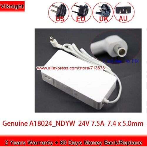 Genuine A18024_NDYW 24V 7.5A AC Adapter for Samsung C34J791 C34J791WT Monitor Power Supply