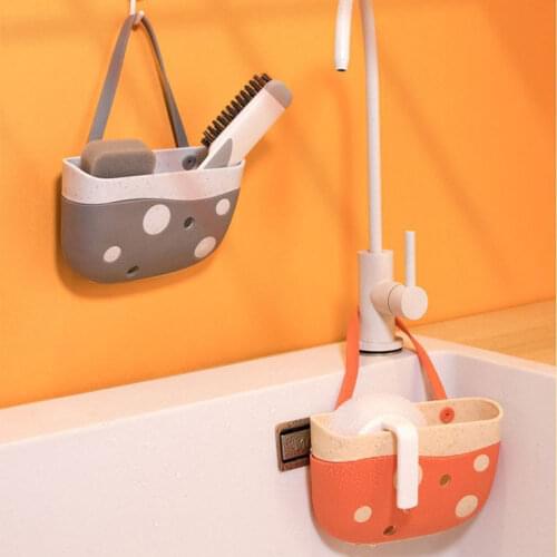 Hanging Drain Frame Bag Container Kitchen Sink Holder Dish Cloth Sponge Container Kitchen UtensilsKitchen & Dining Gadget