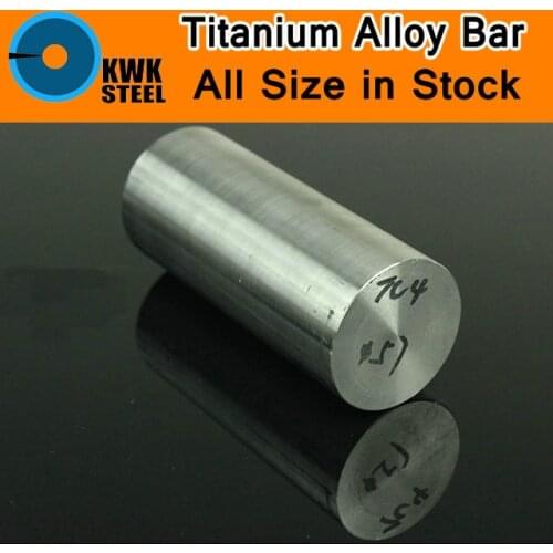 Titanium Alloy Bar Rod UNS Gr5 TC4 BT6 TAP6400 Titanium Ti Round Bars Industry CNC Machine Use DIY Material Anti-corrosion Model