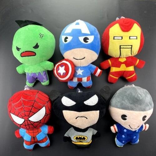 20cm Marvel Super Heroes Avengers Endgame Thanos Hulk Captain America Thor Wolverine Venom plush dolls Toys for Kid Boy hot