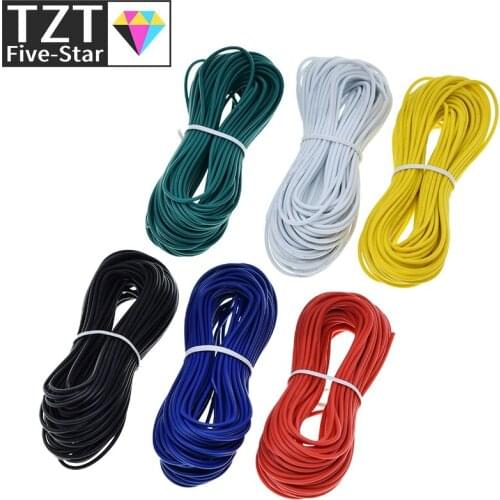 TZT 10M UL-1007 24AWG Hook-up Wire 80C / 300V Cord DIY Electrical Wire cable Red/Black/Blue/Yellow