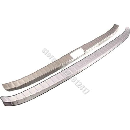 Rear Bumper Foot Plate Protector Door Sill Scuff Sticker for Lexus ES ES350 ES240 ES260 ES200 2013-2017 Car styling