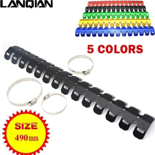 Motorcycle Exhaust Muffler Pipe Leg Protector Heat Shield Cover For YAMAHA TX 225 250 600 TW 200 WR250X YZ 85 125 250 250F 450F