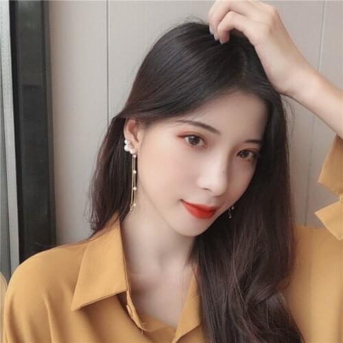 Fashion Tassel Drop Earrings Retro Jewelry Modern Party Wedding Bridal Accessories Trendy Pendant Earrings