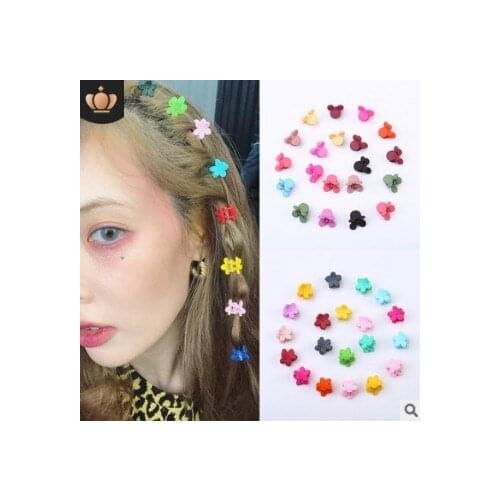 1200pcs/lot DIY Multi Resin Jaw Clip Mix Styles Cartoon Flowers Hair Clips/Claws Hair Care & Styling Accessories Tools HA608