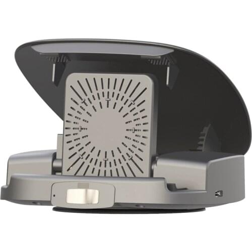 15W Car Wireless Charger Mobile Phone Holder Infrared Auto-Sensing Mobile Phone Holder with Cooling Fan Ergonomics