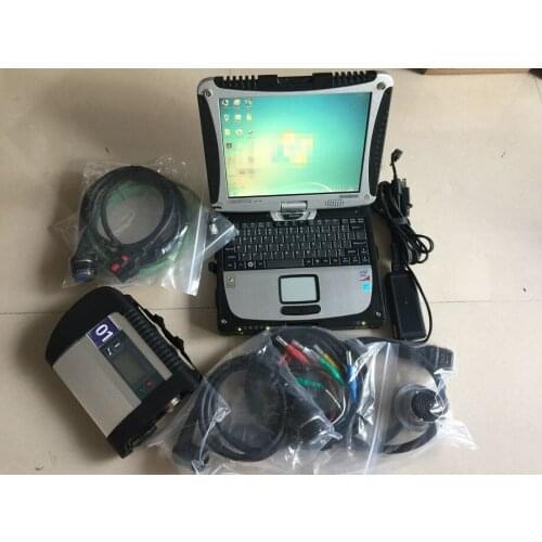 2021 MB SD C4 Toughbook for Panasonic CF19 CF-19 laptop with software DTS+V5.10+X 2021.06+DAS installed in SSD for MB Star C4