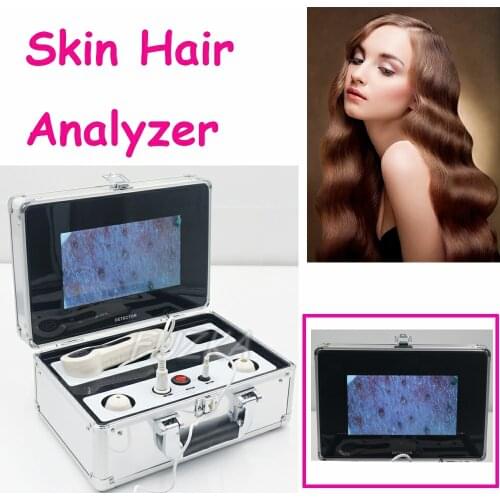 9 Inch Box-Type Scalp LCD Hair Follicle Facial Skin Detector Hair Analyser Machine Digital Skin Detection Beauty Care Equipment