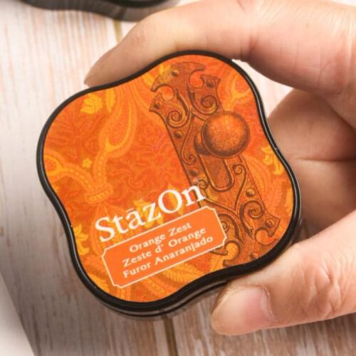 1pc Japan Tsukineko Stazon Fast Dry Oil Based Ink Pad DIY Planner Scrapbooking Silicone Stamp Greeting Card Making Supplies