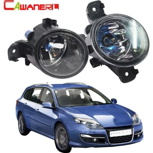 Cawanerl 2 Pieces H11 100W Car Styling Halogen Fog Light Daytime Running Lamp DRL 12V High Power For Renault Laguna 2001-2015