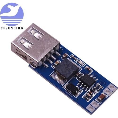 CFsunbird 1PCS 9V/12V/24V to 5V DC-DC step-down car charger USB car charger 3A output buck regulator power supply module