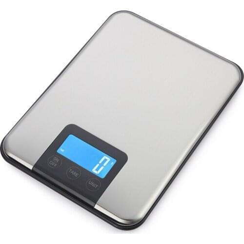 20 Pcs 33lbs/15kgs Max Digital Kitchen Scale,Accurate Multifunction Food Weight Scales Grams Ounces Stainless Steel Wholesale K1
