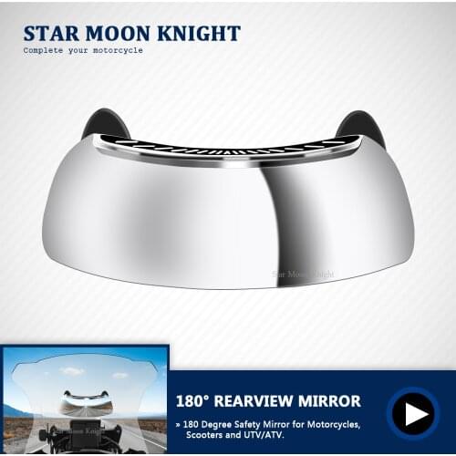 For BMW R1200GS LC R1250GS F900R F850GS F800GS S1000XR G310GS Motorcycle 180 Degree Safety Rearview Mirror Give Full Rear View