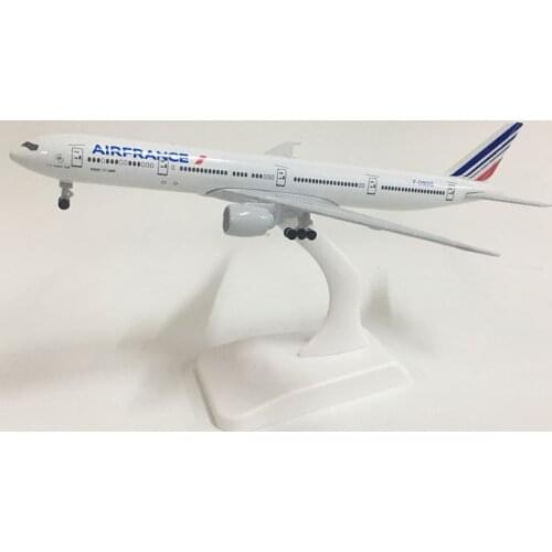 JASON TUTU 20cm Plane Model Airplane Model Air France Boeing 777 Aircraft Model 1:300 Diecast Metal Airplanes Planes Toys