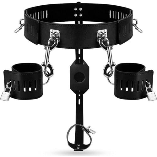 New Fetish Bondage Harness, Lockable Male Chastity Belt, Hand Cuffs Cock Cage Strapon, Sex Products, Sex Toys for Couples