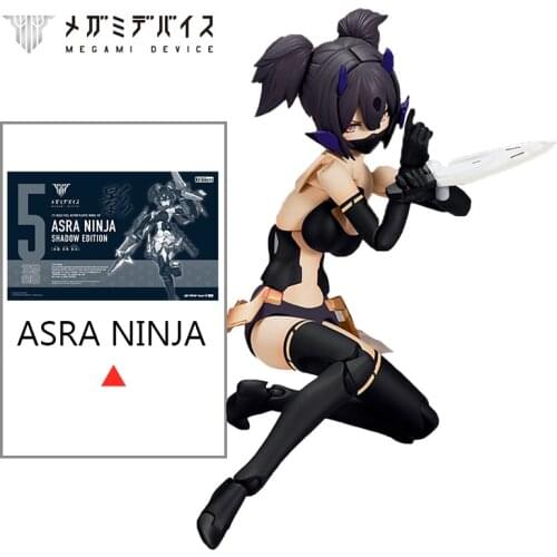 Original Megami Device Kp486 Action Anime Figure Kotobukiya Frame Arms Girl Asra Ninja Shadow Edition Model Toys for Kids