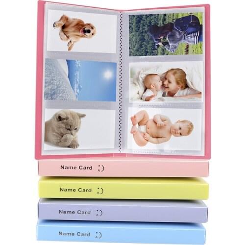 Idol Lomo Card 120 Pockets Card Album Gift Photo Album Photocard Name Card Saving Memory Souvenir Portable Creative