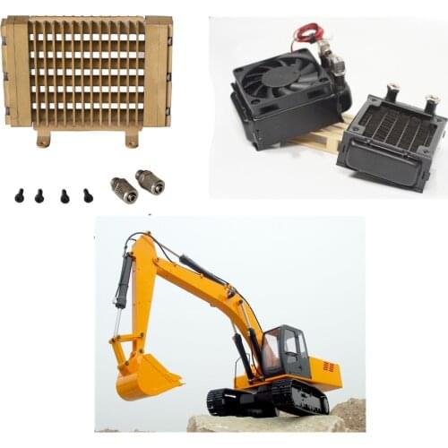 Excavator Toy Model Heat Exchanger Radiator For 1:12 Scale Remote Control Hydraulic Excavator Cooling System Upgrade Part