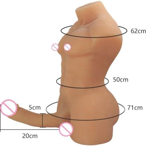 Real doll silicone sex dolls love doll Gay Male Sex Doll For Women With Big Dildo Anal Lifelike Real Sized Silicone Adult