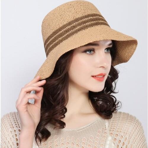 New Arrival Sun-shading Hat Female Sun-proof Cap Adult Fisherman Sunscreen Cap Girls Outdoor Straw Cap Hat B-7828
