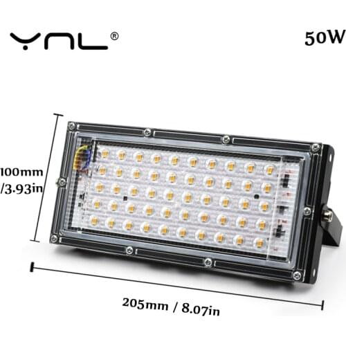 LED Flood Light 50W Waterproof IP65 Outdoor Lighting 220V 240V Floodlight Reflector Projecteur LED Exterieur Focus Spotlight AC