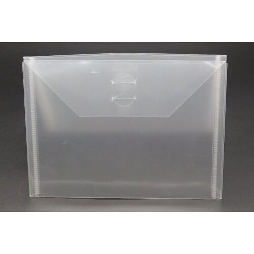 ZhuoAng 5 pieces / set of plastic storage bag matte transparent zipper seal / DIY craft embossed clip transparent storage bag