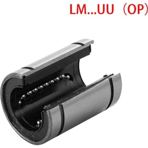 1Pcs Open Type Linear Ball Bearing Block LM10/12/13/16/20/25/30-60UU/UU(YTP) For CNC 3D Printer