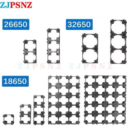 18650 21700 26650 32650 Battery Spacer Radiating Holder Bracket 1P 2P 3P li-ion Battery Holder Bracket Cylindrical Cell Holder
